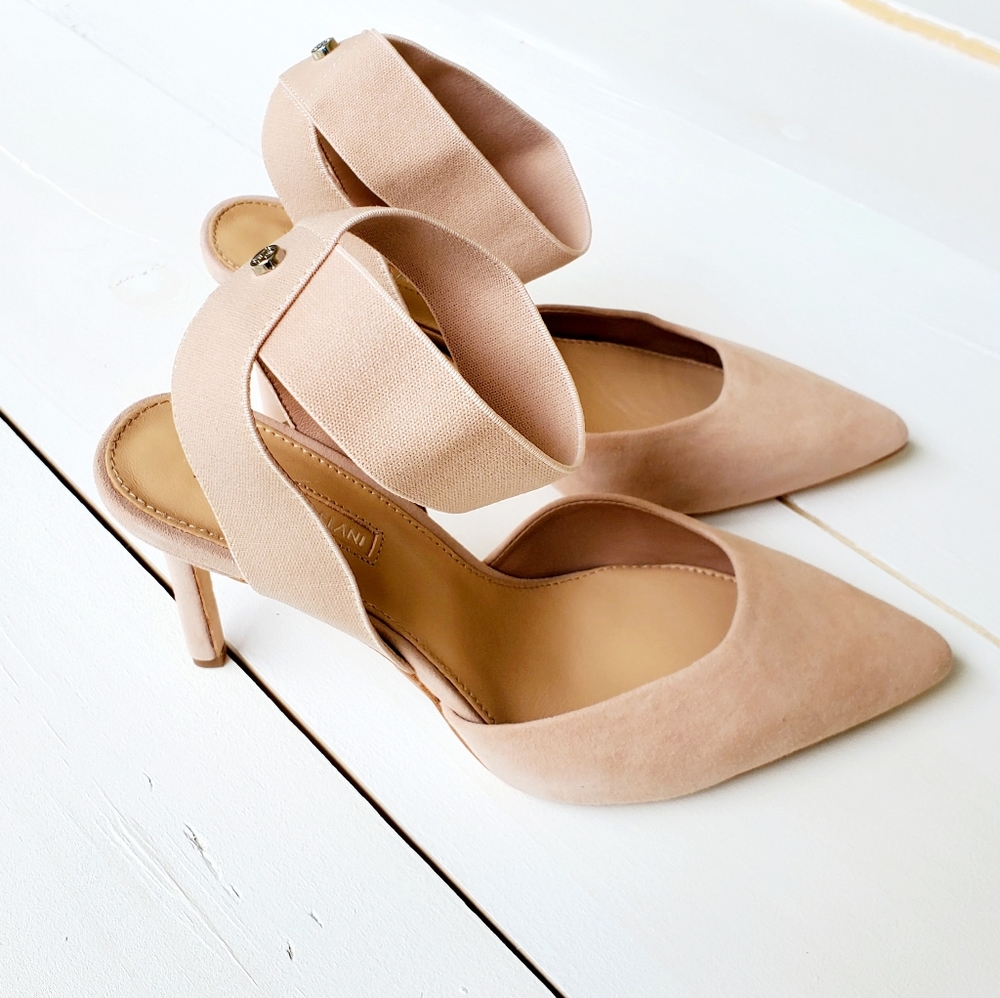 ANTONIO MELANI Stelena Modern Taupe Slingback Heel
